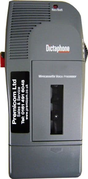 Dictaphone 1223 Mini Cassette Portable Dictation Machine Refurbished