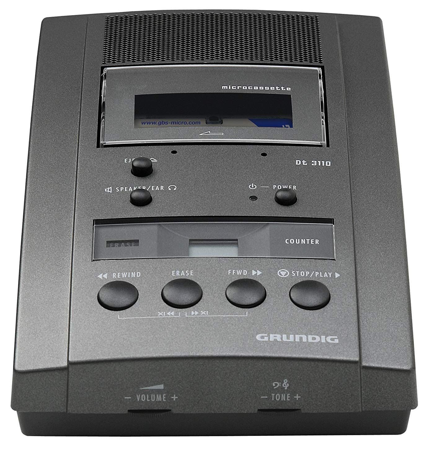 Grundig DT3110 Micro Cassette Transcription / Dictation Machine