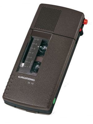 Grundig SH10 Steno Cassette Portable Dictation Machine Repackaged