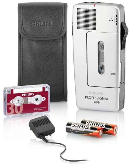 Philips LFH488 Pocket Memo  Mini Cassette Repackaged