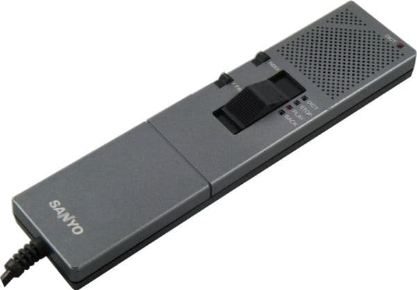 Sanyo Dictation HM55 Handheld Microphone For TRC-6300 & TRC-8800 Refurbished