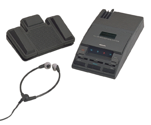 Philips LFH710 Mini Cassette Desktop Transcriber Repackaged