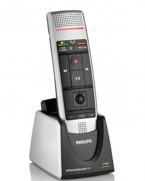 Philips LFH3000 SpeechMike Air Wireless Dictation Microphone