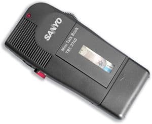 Sanyo TRC-3740 Mini Cassette Portable Dictation Recorder Ex Demo