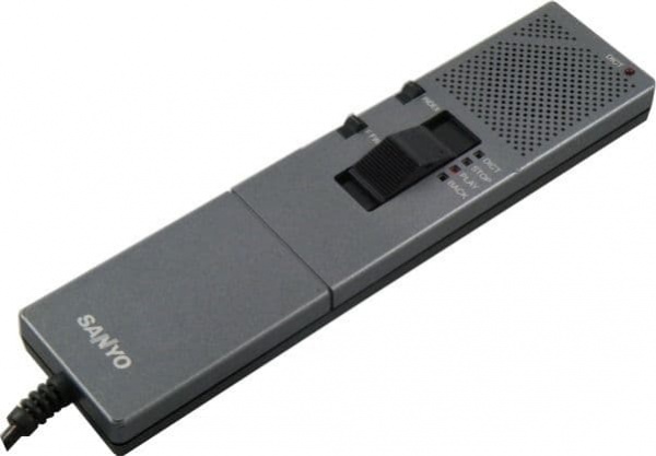 Sanyo Dictation HM55 Handheld Microphone For TRC-6300 & TRC-8800 Refurbished