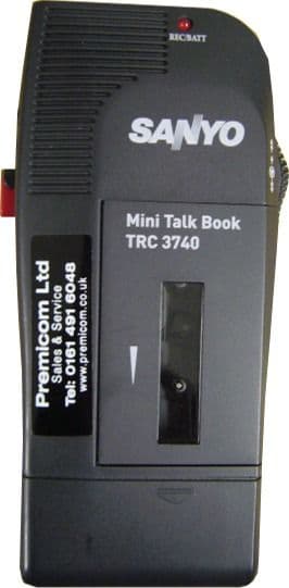 Sanyo TRC3740 Mini Cassette Pocket Memo  Refurbished