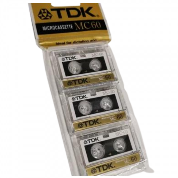 TDK Micro Cassette Tape 3 Pack